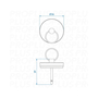 Verschlussstopf f�r Siphon �39 mm
