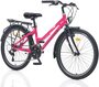 24 Zoll Alu Fahrrad Cityrad 24 M�dchen Fahrrad Rad 21G Rh 38 cm STVO