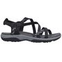 Skechers Reggae Slim Vacay Damen Sandalen Schwarz