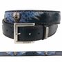 Sendra Python Ledergrtel 1274 Blau 