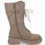 Dockers by Gerli Damen Plateau Stiefel Taupe