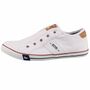 Mustang Damen Canvas Sneaker Wei�