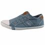 Mustang Damen Canvas Sneaker Blau