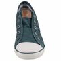Mustang Damen Canvas Sneaker Blau/Gr�n