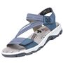 Rieker Damen Trekking Sandalen Blau