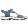 Rieker Damen Trekking Sandalen Blau