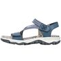 Rieker Damen Trekking Sandalen Blau