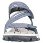 Rieker Damen Trekking Sandalen Blau
