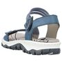 Rieker Damen Trekking Sandalen Blau