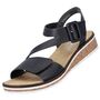 Rieker Damen Sandalen Schwarz