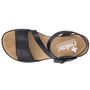 Rieker Damen Sandalen Schwarz