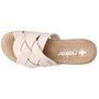 Rieker Damen Keil-Pantoletten Beige