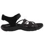 Skechers Reggae Slim Meadow Grazer Damen Sandalen Schwarz