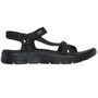 Skechers Go Walk Flex Sandal Sublime Damen Sandalen Schwarz