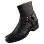 Sendra Boots Herren Biker Stiefelette 12851 Schwarz