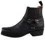 Sendra Boots Herren Biker Stiefelette 13824 Schwarz