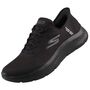 Skechers Slip-ins(TM) Go Walk Flex Grand Entry Damen Sneaker Schwarz