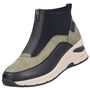 Rieker Damen Stiefelette Gr�n/Schwarz
