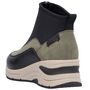 Rieker Damen Stiefelette Gr�n/Schwarz