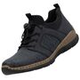 Rieker Damen Halbschuhe Dunkelblau/Schwarz