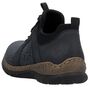 Rieker Damen Halbschuhe Dunkelblau/Schwarz