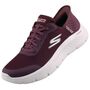 Skechers Slip-ins(TM) Go Walk Flex Grand Entry Damen Sneaker Bordeaux