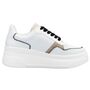 Rieker Damen Plateau Sneaker Wei�