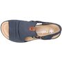 Rieker Damen Keil-Sandaletten Blau