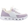 Rieker Damen Sneaker Wei�/Lila