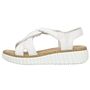 Rieker Damen Keil-Sandaletten Wei�