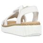 Rieker Damen Keil-Sandaletten Wei�