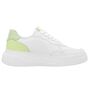 Rieker Damen Plateau Sneaker Wei�/Hellgr�n