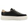 Rieker Damen Plateau Leder Sneaker Schwarz
