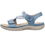 Rieker Damen Trekking Sandalen Blau