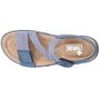 Rieker Damen Trekking Sandalen Blau