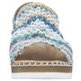 Rieker Damen Sandalette Blau/Bunt