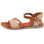 Mustang Damen Sandale Beige/Braun
