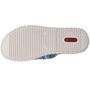 Rieker Damen Pantoletten Blau/Multi