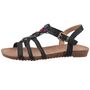 Mustang Damen Sandalen Schwarz