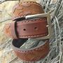 Originalbelts Herren Leder G�rtel 7354 Braun