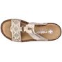Rieker Damen Pantoletten Beige