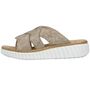 Rieker Damen Pantoletten Beige
