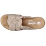 Rieker Damen Pantoletten Beige