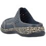 Rieker Damen Sabot Clogs Blau