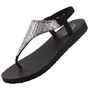 Skechers Meditation Glamorous Muse Damen Zehentrenner Schwarz/Silber