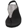 Skechers Meditation Glamorous Muse Damen Zehentrenner Schwarz/Silber