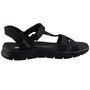Skechers Go Walk Flex Sandal Illuminate Damen Sandalen Schwarz