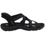 Skechers Reggae Slim Stretch Flex Damen Sandalen Schwarz