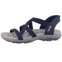 Skechers Reggae Slim Stretch Flex Damen Sandalen Blau