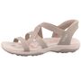 Skechers Reggae Slim Stretch Flex Damen Sandalen Grau